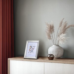 Hama Kunststoflijst Flora, Zilver, 10 x 15 cm