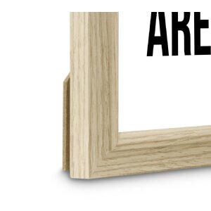 Hama Holzrahmen Chic eik 13x18 cm met reflexglas, tafelsteun en ophangtoestel