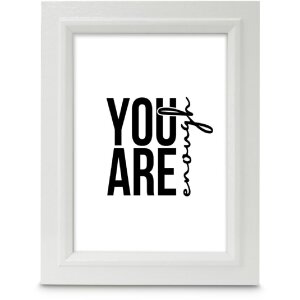 Hama Holzrahmen Chic Wit 13x18 cm met Reflexglas, tafel-...