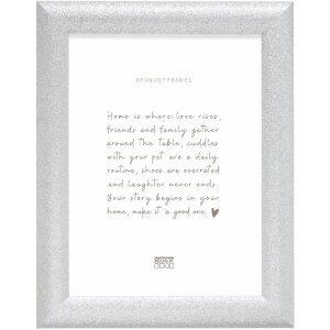 Deknudt S97DD7 houten fotolijst zilver met helderglas, 13x18 tot 40x60 cm