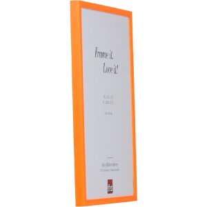 Effect Houten Fotolijst Profil Neonoranje 30x30 cm met Museumglas