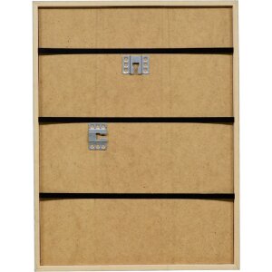 Effect Houten fotolijst Profil neonblau 30x30 cm met Museumsglas