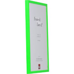 Effect Holzrahmen Profil neongroen 28x35 cm met museumsglas