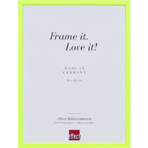 Effect Houten Fotolijst Neongeel 10x15 cm met Museumsglas...