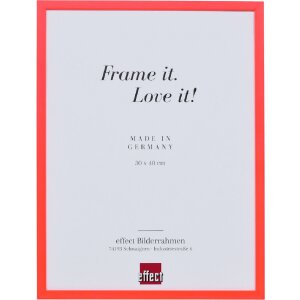 Effect Houten Fotolijst Profiel neonrood 10,5x14,8 cm met antireflexglas