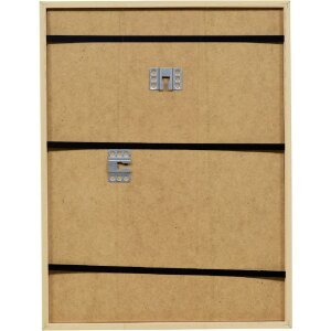 Effect Holzrahmen Profil neongeel 30x40 cm met antireflexglas