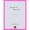 Effect Holzrahmen Profil neonroze 25x30 cm houten fotolijst met antireflexglas