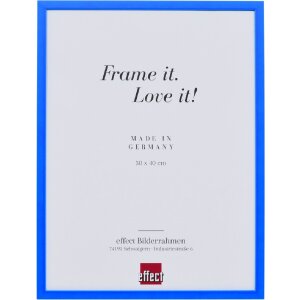 Effect Holzrahmen Profil neonblau 21x29,7 cm met antireflexglas