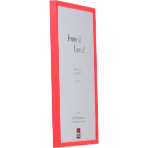 Effect Houten Fotolijst Profiel neonrood 13x18 cm met antireflex glas