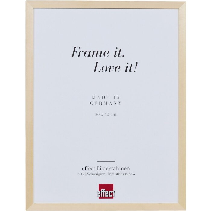 Effect Holzrahmen Profil 2480 lindenhout 18x32 cm met antireflexglas