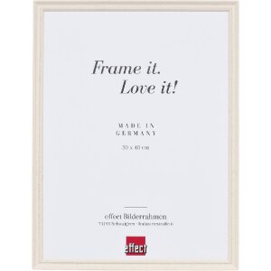 Effect Holzrahmen Profil 2440 wit 21x28 cm met museumsglas