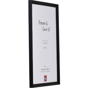 Effect Holzrahmen Profil 2440, zwart, 18x32 cm, houten fotolijst met museumglas acryl