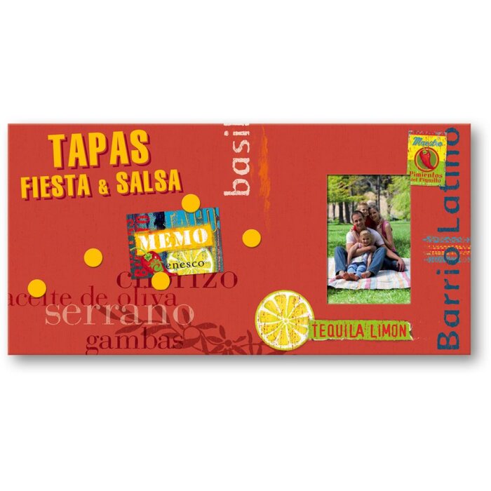 Tapas Houten Fotolijst met Magneten voor Recepten