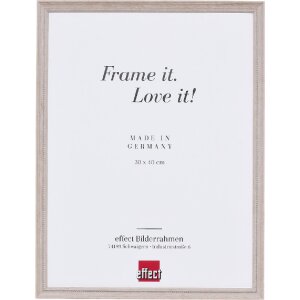 Effect houten fotolijst hellbruin 30x45 cm met klarglas