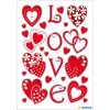 Decoratieve etiketten Magic Hearts Jewel 1 vel.