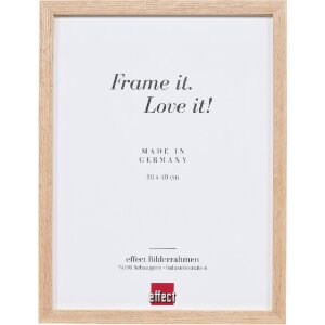 Effect houten fotolijst eikenkleur 28x35 cm met...