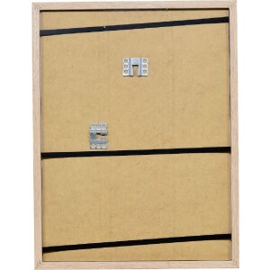 Effect houten fotolijst eikenkleur 28x35 cm met afstandshouder en klarglas
