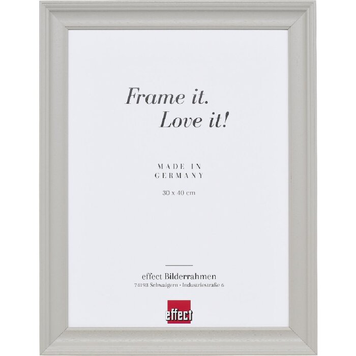 Clayre & Eef Massief Houten Lijst Hellgrijs 21x29,7 cm Museumsglas Acryl