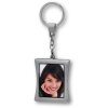 Metalen foto sleutelhanger 3,5x4,5 cm