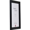 Effect Holz-Bilderrahmen Profil 2420 zwart 60x80 cm Klarglas