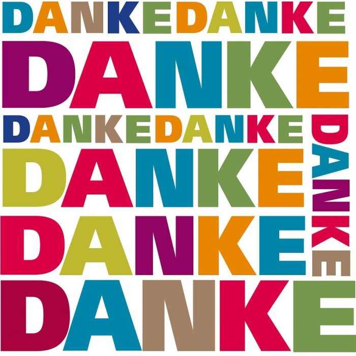 Mini Kaart Kunst Niveau Dank U