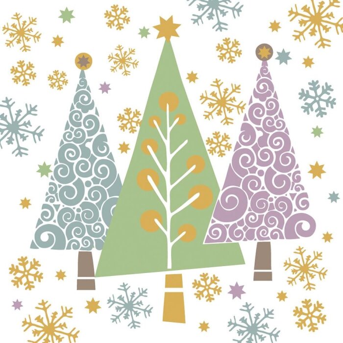 Mini-kaart Artebene Kerstmis-Beer-Taupe