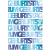 Artebene Verjaardagskaart blauw