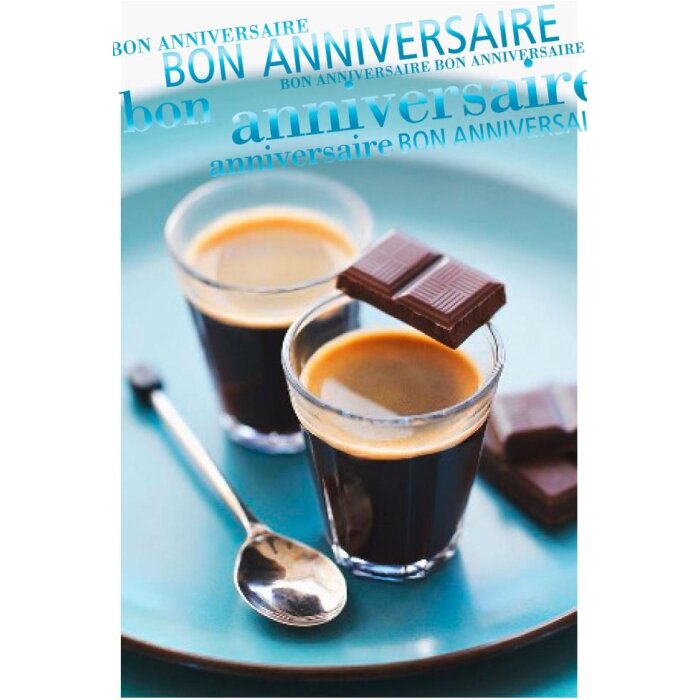 Bon Anniversaire Kaart