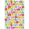 Artebene Kaart Gefeliciteerd-Typo-multic.