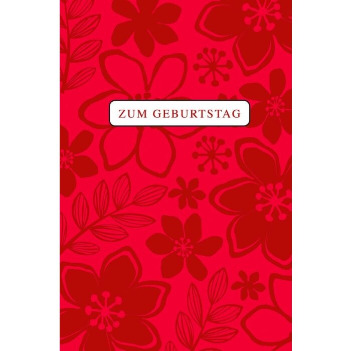 Verjaardagskaart Bloemen allover