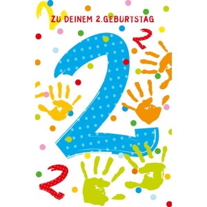Kaart tweede verjaardag