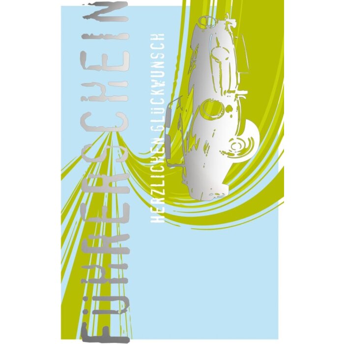 Art Level Card Embossing-Rijbewijs-Auto
