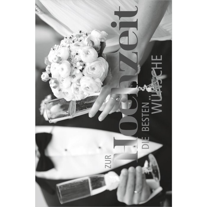 Artebene Kaart Embossing - Bruiloft - Bruid en Bruidegom -