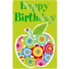 Artebene Kaart Embossing-Verjaardag-Appel