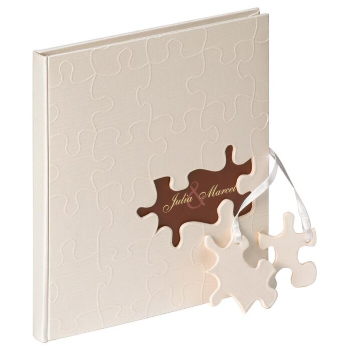 Gastenboek bruiloft gastenboek puzzel