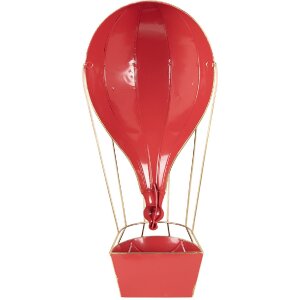 Clayre & Eef Kerstballon Rood-Wit 26x14x62 cm