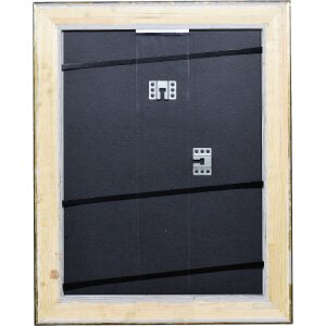 Effect Holz-Bilderrahmen Profil 95 zwart 62x93 cm Museumsglas