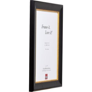 Effect Holz fotolijst Profil 95 zwart 50x60 cm met museumsglas