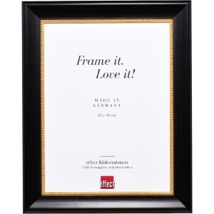 Effect Houten Fotolijst Profil 95 zwart 20x25 cm Museumsglas