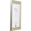 Effect Holz-Bilderrahmen Profil 95 zilver 10x15 cm met museumglas
