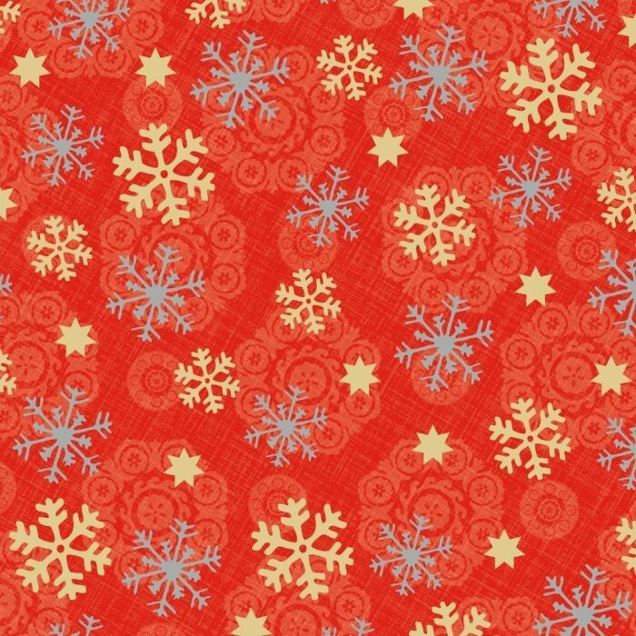 Papieren Servetten Ice Star-Rood-Goud