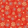 Papieren Servetten Ice Star-Rood-Goud
