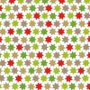 Papieren Servetten Sterren-Rood-Wit-Groen