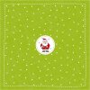 Papieren Servetten Kerstman-Mini-Groen