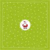 Papieren Servetten Kerstman-Mini-Groen