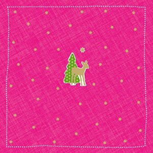 Papieren servetten Bambi-klein-roze