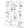 herma decoratieve etiketten decor stok figuur 3 vellen.