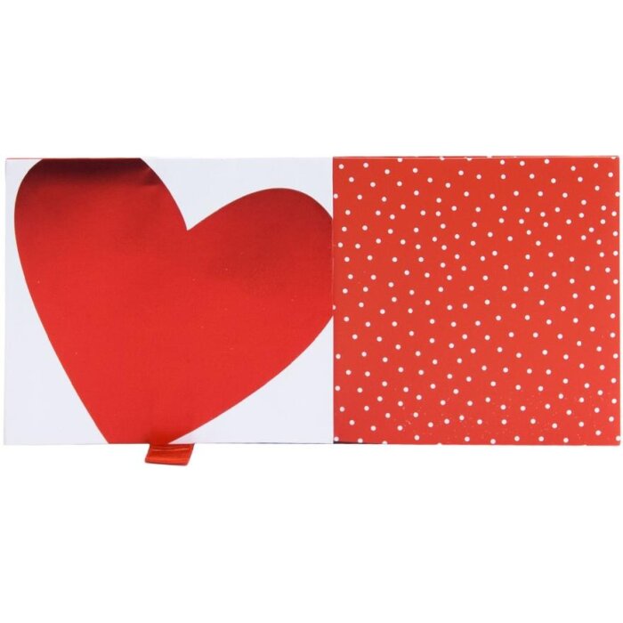 Geld envelop hart rood
