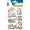 herma decoratieve etiketten decor Droll Kitten 3 vellen