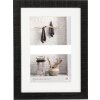 Gallery Lijst 2 Fotos 10x15 home in zwart